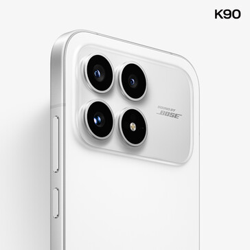 The rectangular camera housing of the K90. (Image source: Redmi)