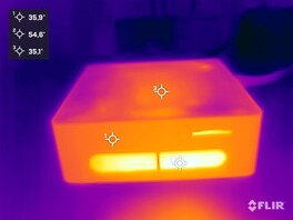 Minisforum UH125 Pro during stress test (right side)