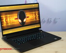 The Alienware m17 R5 boasts a per-key RGB keyboard.