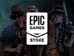 Banner for Blood West on the Epic Games Store is shown (Image source: Epic Games Store with edits)