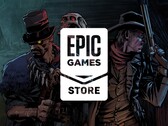 Banner for Blood West on the Epic Games Store is shown (Image source: Epic Games Store with edits)