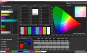 CalMAN color space Vivid (DCI-P3)