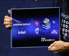 Samsung's first rollable PC screen (image: Intel/YouTube)