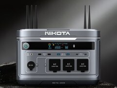 The NiKOTA META-2000 power station has 4G/5G connectivity via a SIM card or network cable. (Image source: NiKOTA POWER)
