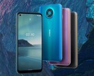 The Nokia 3.4 resembles the Nokia 8.3 5G, which has also just been released globally. (Image source: HMD Global)