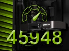 It&#039;s possible the GeForce RTX 5090D was overclocked for the PassMark benchmark run. (Image source: Nvidia/PassMark - edited)