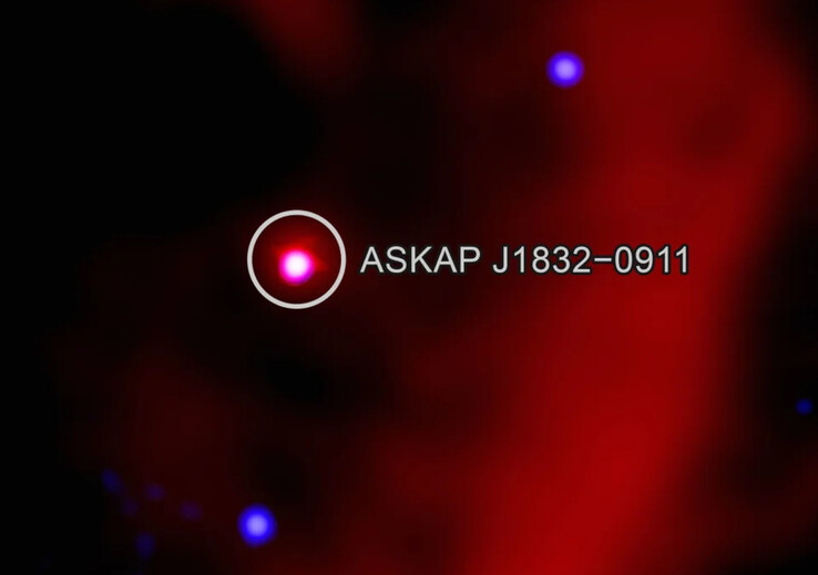 Radio and X-ray observations of the ASKAP object. (Image source: Wang et al. 2025)