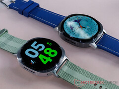 The Samsung Galaxy Watch 8 can measure antioxidant levels. Pictured: the two sizes of the smartwatch. (Image source: Notebookcheck)