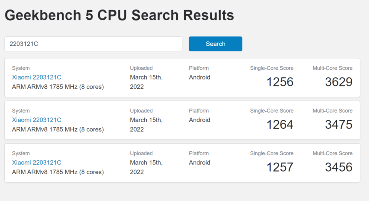 (Image source: Geekbench)