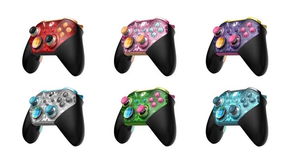 Xbox Elite Wireless Controller Series 2 with the new cipher faceplates and chromatic D-pads. (Image source: Xbox)