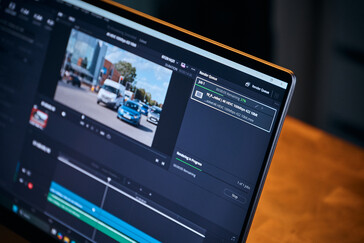 Many creative applications support the use of Nvidia's Tensor Cores for AI features, such as Davinci Resolve for video editing in this case.