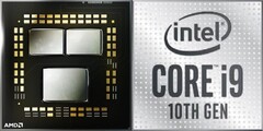 The Ryzen 5000 series "struggles" against Comet Lake in UserBenchmark's charts. (Image source: AMD/Intel - edited)