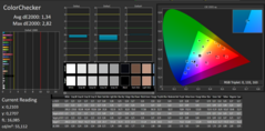 CalMAN: ColorChecker (after calibration)