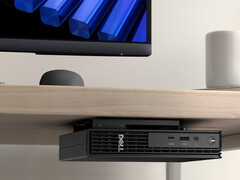 Dell's new mini-PC measures 182 x 178 x 36 mm and can be powered by a 100 W USB Type-C connection.