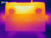 Heat map - idle operation (bottom)