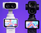 Insta360 Luna Ultra next to the DJI Osmo Pocket 4P.