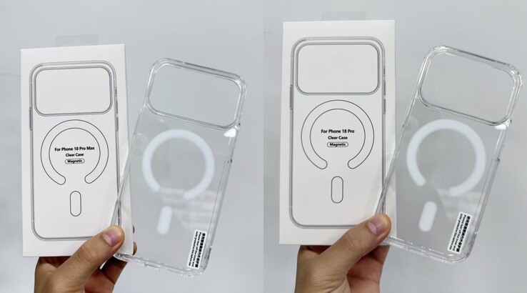 Leaked iPhone 18, iPhone 18 Pro and iPhone 18 Pro Max cases - the Pro models might be slightly thicker than their predecessors.