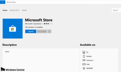 References to device &#039;88208020&#039; popup in the Microsoft Store. (Source: Windows Central)