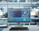 Philip's latest business monitor features a presence sensor and dual Thunderbolt 4 connectivity. (Image source: Philips)