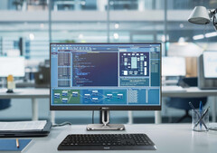Philips' latest business monitor features a presence sensor and dual Thunderbolt 4 connectivity. (Image source: Philips)