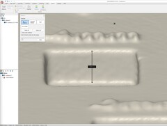 Measurement of the 4 mm depth on the Scanbench in QuickSurface