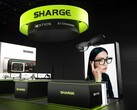 Sharge's CES 2025 booth. (Image source: Sharge)