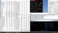 The Intel Core i9-9900K during a stress test