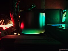 Aorus Waterforce X II 360: RGB effects at pump base