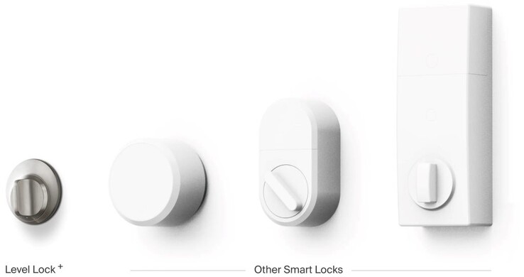 The Level Lock+ (Matter) is the smallest among available home smart locks. (Image source: Level Home)