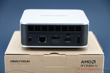 Minisforum AI X1 - Connections on the rear panel