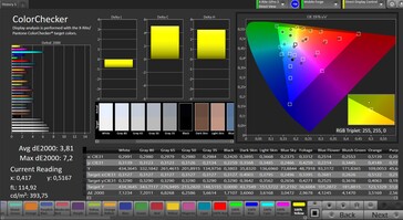 CalMAN color accuracy