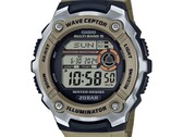 The Casio Wave Ceptor WV-200R-5ACF watch features 200 m water resistance (Image source: Casio)