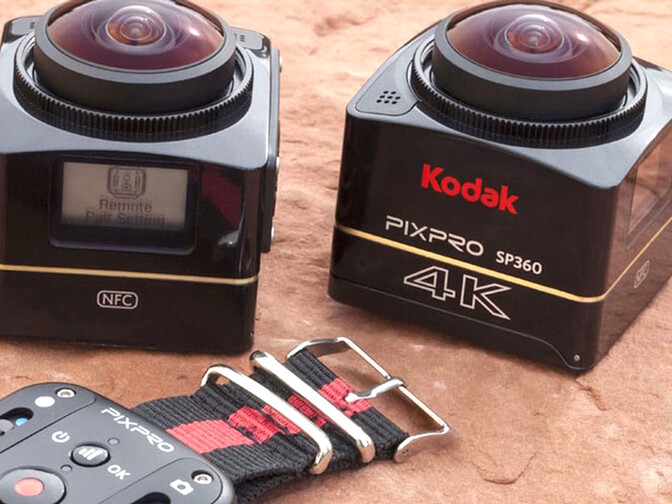 Kodak Pixpro SP360 4K Premier Pack VR camera for making side-by