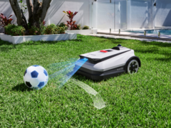 Ecovacs has revealed five new Goat robot lawn mowers. (Image source: Ecovacs)