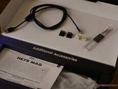 Epomaker HE75 Mag accessories. 