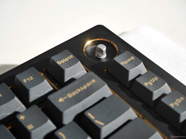 Tide 75 keyboard, knob removed