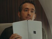Ryan Reynolds with the Surface Neo. (Image source: Netflix via @tomwarren)