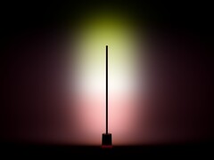 Govee Floor Lamp 3 is shown casting light on wall