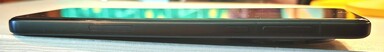 Right: camera button, standby button, volume rocker