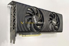 VideoCardz posted pictures of an Intel Arc GPU a few days ago. (Image source: VideoCarz)
