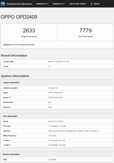 ...while the "Oppo Pad 4 Pro" sneaks onto Geekbench. (Source: 3C via MySmartPrice, Geekbench)