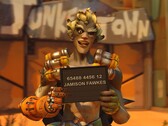 The Overwatch 2 character Junkrat (Jamison Fawkes).