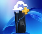 Mockup of PS6 console with PlayStation cloud gaming logo