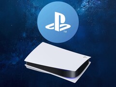 Banner with PSN logo and PS5 console shown