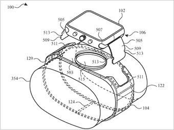 Apple Watch with camera. (Image source: USPTO)