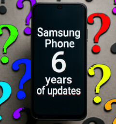Samsung promises long-term updates for its budget smartphones. But the company also has a big loophole in sight. (Image created with ChatGPT)