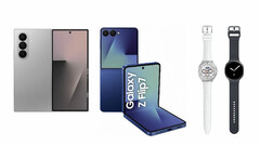 A leaker has commented on the availability of the new Samsung products Galaxy Watch 8, Watch Ultra (2025), Galaxy Z Fold7, Flip7 and Flip7 FE. (Image source: Evan Blass)
