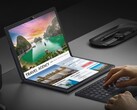 The ZenBook Fold's display size may soon be beat by Samsung (image: Asus)