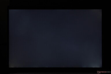 Moderate uneven backlight bleeding along the bottom corners