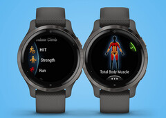 The Venu 2 and Venu 2S have received a mysterious new beta build. (Image source: Garmin)